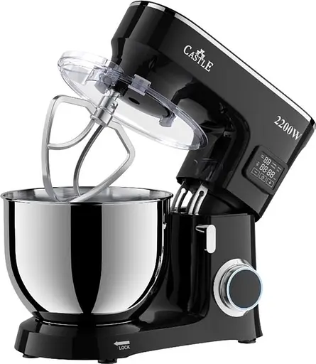 Кухонна машина Castle міксер CM-03B тістоміс планетарний 2200Вт чорний - фото 3