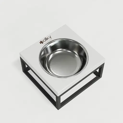 Hollky Base Solo S — миска на підставці для котів і маленьких собак (1 × 0,45 л) - фото 5