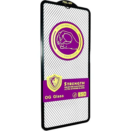 Захисне скло DK для Oppo A9 2020 Ultra Strong V Strength ESD Full Glue 017845 black