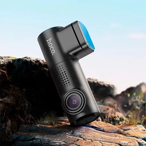 Автомобильный видеорегистратор Hoco DV1 Driving Recorder Black [122312] - фото 5