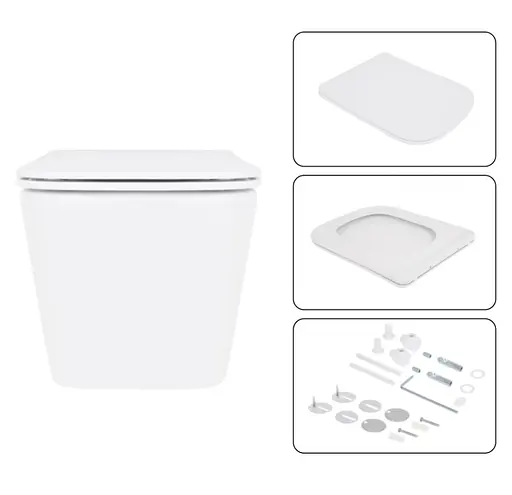 Набір Q-tap Nest 4 в 1 підвісний унітаз Crow Ultra Quiet 520x360x290 + комплект інсталяції QT05335172W48193 - фото 6