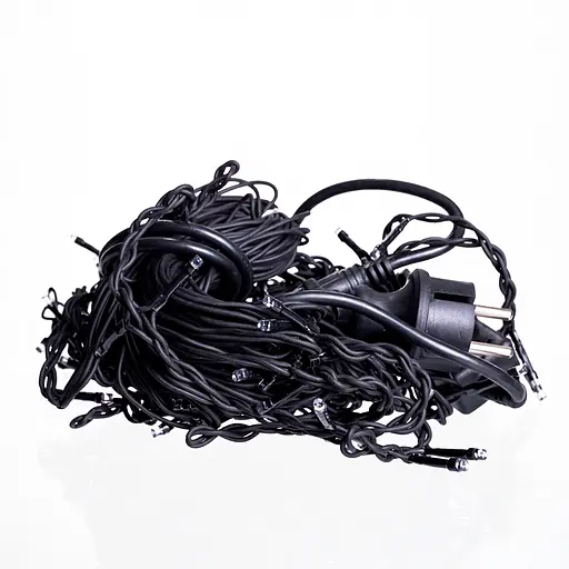 Новорічна гірлянда вулична Бахрома GarlandoPro 6 м 105 LED чорний провід Синій 6МBBL - фото 3