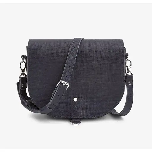 Жіноча шкіряна сумка Ruby L Синій Saffiano - фото 1