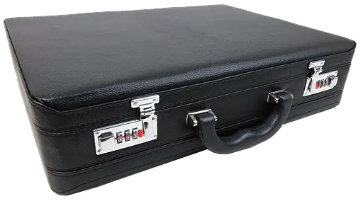 Классический кейс Portfolio из эко кожи черный sum0028874 - фото 2