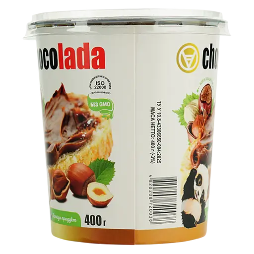 Десерт Chocolada з ароматом вершків Екстаза з горіхами 400 г - фото 2