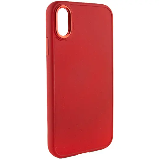 Чохол Epik TPU Bonbon Metal Style для Apple iPhone XS Max 6.5 Червоний/Red - фото 2