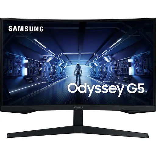 Монитор 27" Samsung Odyssey G5 LC27G55T QHD VA 144Hz (LC27G55TQWIXCI) Б/у - фото 1