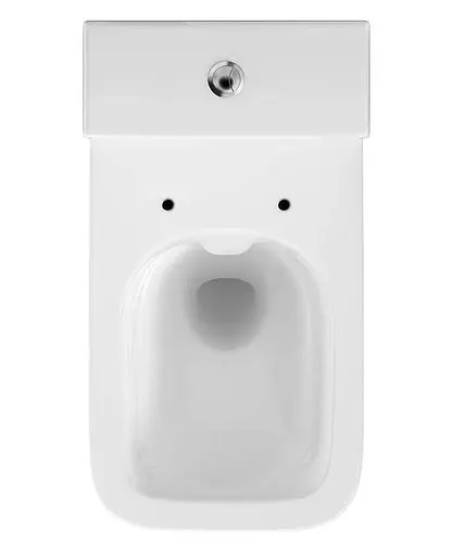 Унітаз підлоговий прямокутний Cersanit Crea K114-022 CleanOn з сидінням Slim дюропласт soft close без бачка 30412 - фото 3