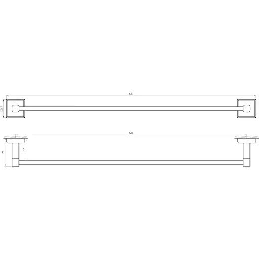 Тримач рушників TOPAZ TКВ 9912/60 - фото 3