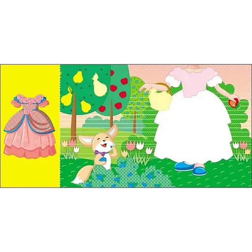 Детская книга с наклейками Одень куклу «Принцесса Злата в сказке» 615012 - фото 3