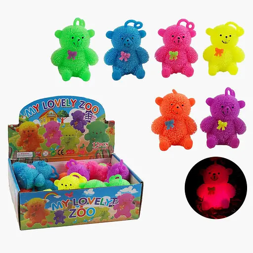 Антистрес Ведмедик з підсвічуванням, C68784 (В асортименті) - фото 2