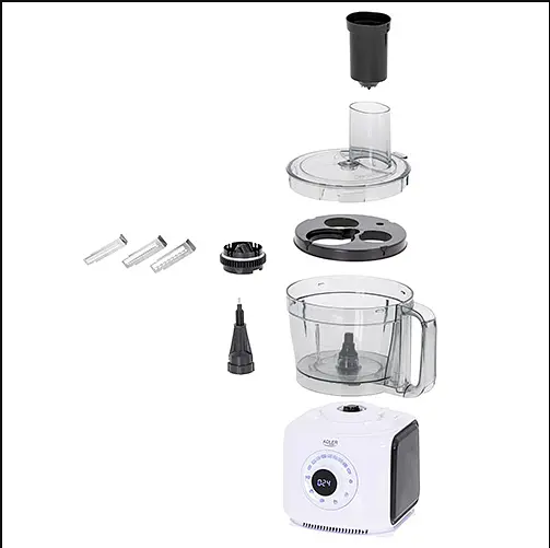 Кухонный комбайн 12в1 Adler AD 4224 LCD - фото 2