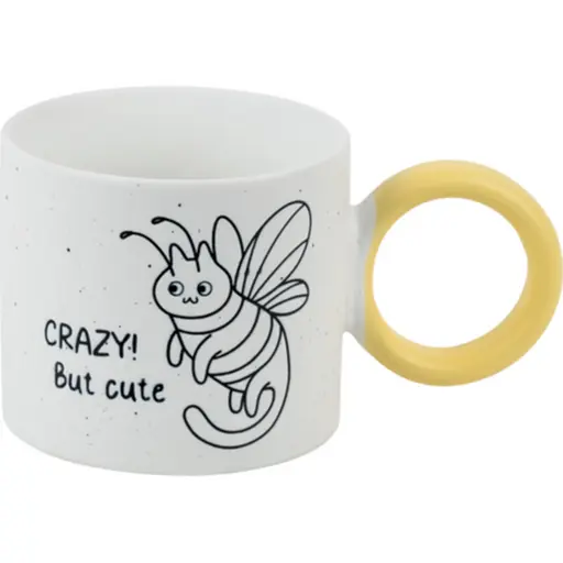 Чашка керамічна Kite Crazy cat 370 мл (K25-220-5)