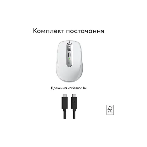 Мишка Logitech MX Anywhere 3S для MAC Wireless Pale Grey (910-006946) - фото 4