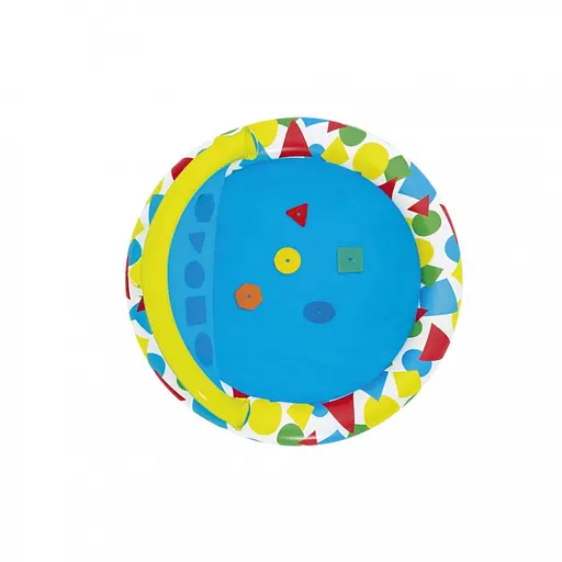 Бассейн детский надувной 52378 круглый, 120-117-46см - фото 2