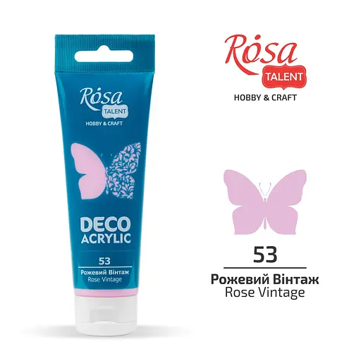 Акрил для декора Розовый винтаж (53) матовый 75 мл Rosa Talent - фото 2