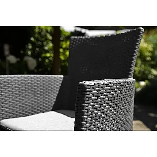 Крісло садове пластикове Allibert Iowa DC сіре - фото 2