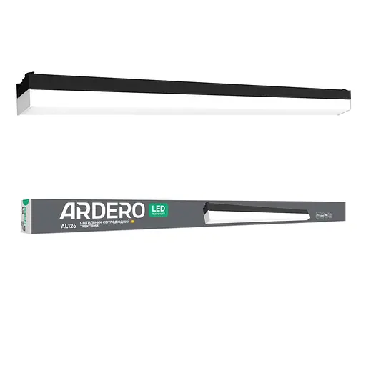 Светодиодный трековый светильник Ardero AL126 60Вт 4000K черный - фото 1