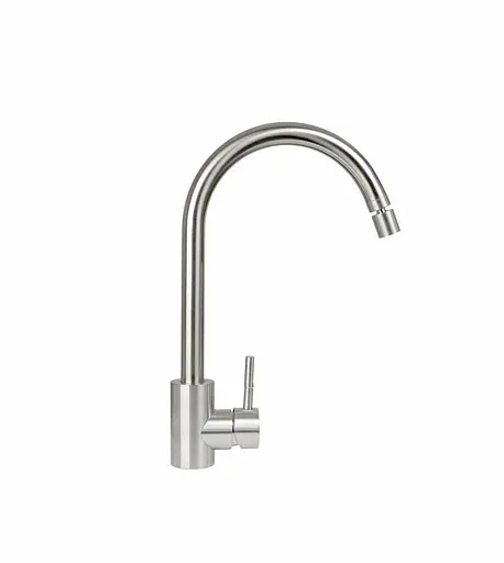 Смеситель для кухни Platinum 57 NESP (8601R) нержавеющая сталь - фото 1