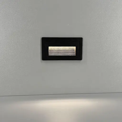 Светильник для лестницы в черном корпусе 100х55 мм | Line F | Арт. 10014 - фото 4