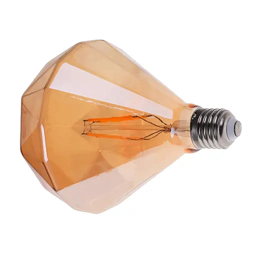 Лампа Brille светодиодная LED 8W E27 COG WW PZ125 Amber 220 В - фото 4
