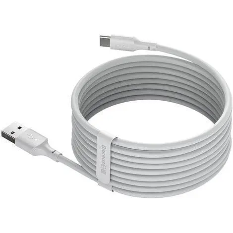 Кабели USB-C 5A комплект 2 штуки - Baseus Simple Wisdom Cable Kit набор 1.5 м - фото 1