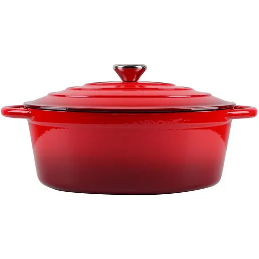 Гусятниця (ростер) чавунна Ringel Essen з кришкою 4.5 л (30х23 см) (RG-2308-30) - фото 2