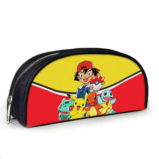 Пенал шкільний з принтом Покемон Пікачу 23х10х8 см з принтом для хлопчика (3833)