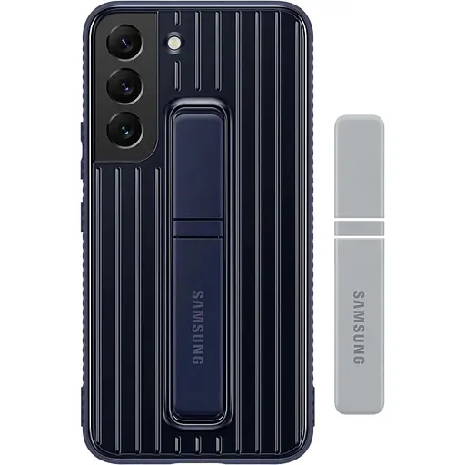 Оригінальний чохол Samsung для Galaxy S22 (6.1") Protective Rugged Standing Cover Navy (EF-RS901CNEGRU)