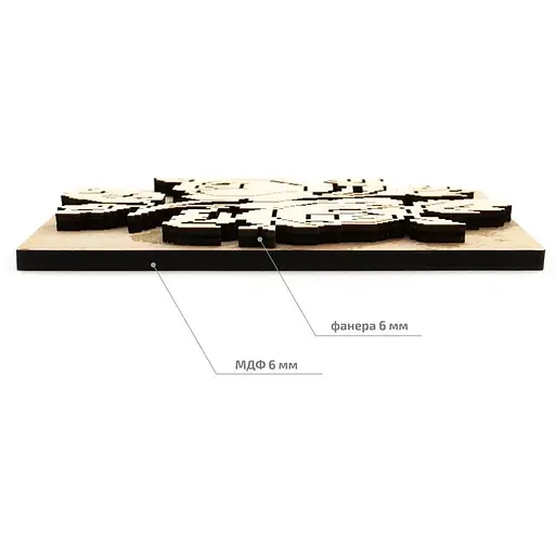 Штамп для вибійки Rosa Talent №1 Вишиванка 15x11см - фото 2