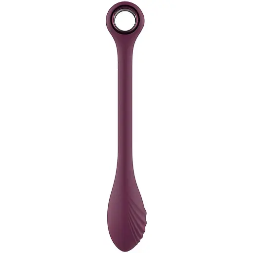 Вібратор Dreamtoys Glam Bendable G-Spot Vibe 22 см бордовий