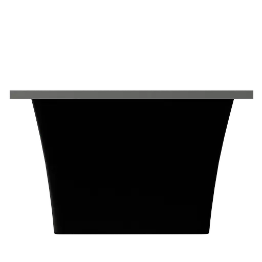 Ванна отдельностоящая глянцевая Amdcon Tytul 185x85 черная из литого камня TYTUL_185_BLACK_HL Черный - фото 9