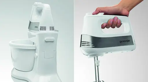Gorenje Міксер стаціонарний 500 Вт насадки-4, чаша-пластик, 3л, білий - фото 9
