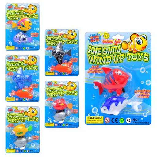 Водоплавающие заводные рыбки, 2 шт. в упаковке, M0981 (в ассортименте) - фото 2