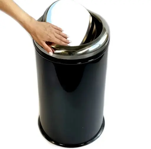 Ведро для мусора Maxiflow 45 л с крышкой Черный 4513.0000S.102.45  - фото 3