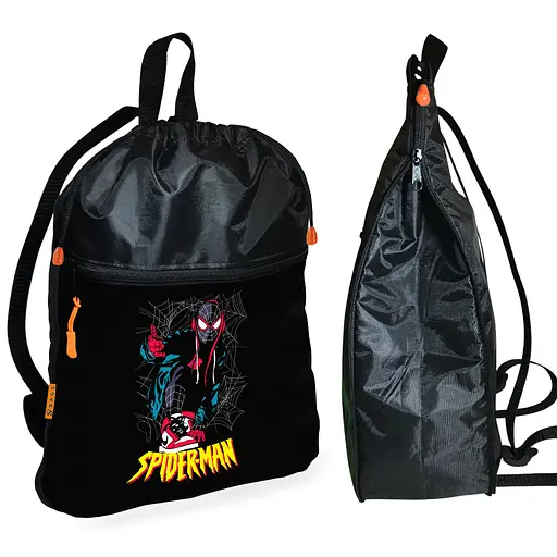 Рюкзак-мешок для школы Человек-паук "Spider-Man"детская сумка для обуви и спортивной одежды (01522)