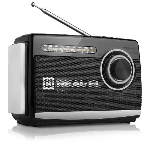 Радіоприймач 1.0 Real-El X-510 Black, 3 Вт, пластиковий корпус, FM/AM/SW, USB, SD/microSD, акумулятор, ліхтарик - фото 5