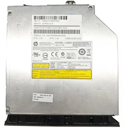 DVD-привід для ноутбука HP ProBook 6475b (GT80N, 657534-6C2, 684329-001) Б/в - фото 1