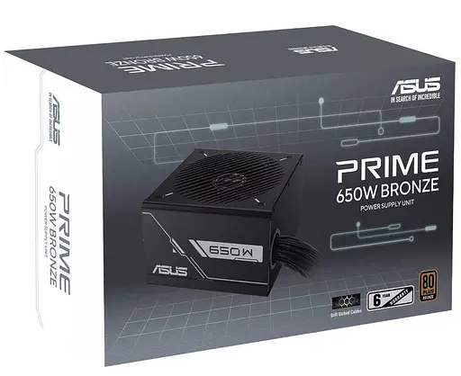 Блок питания Asus Prime 650W Bronze (90YE00Y1-B0NA00) - фото 12