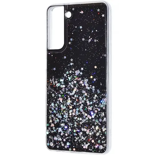 Чехол WAVE Confetti Case (TPU) Samsung Galaxy S21 black