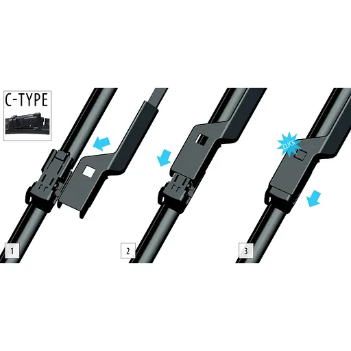 Щітка склоочисника OXIMO 600+400 мм (WC4006001) - фото 4