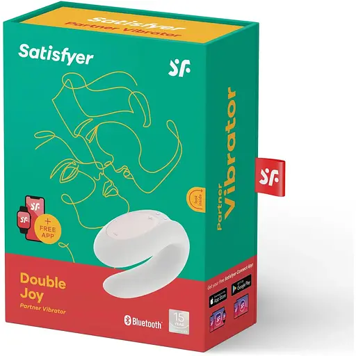 Смарт-вибратор для пар Satisfyer Double Joy White - фото 6