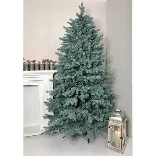 Ялинка штучна Hvoya Lux лита 220 см з металевою підставкою блакитна - фото 2