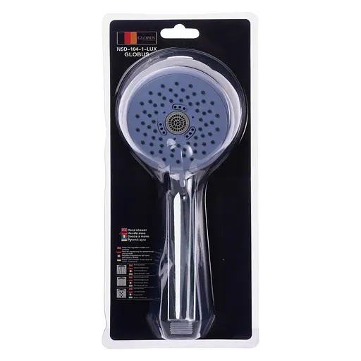 Ручной душ Globus Lux NSD-104-1-LUX Blister, Хром - фото 1