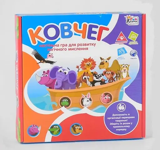 Настольная игра "Ковчег" UKB-B 0042 Fun Game, в коробке (6904660046443) - фото 1