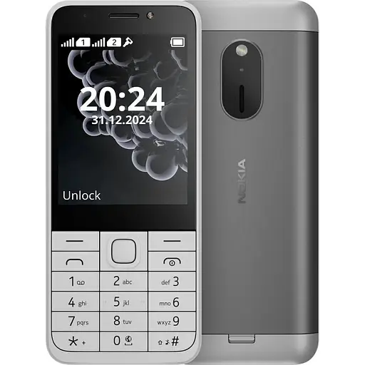 Мобільний телефон Nokia 230 Dual 2024 Dark White UA UCRF