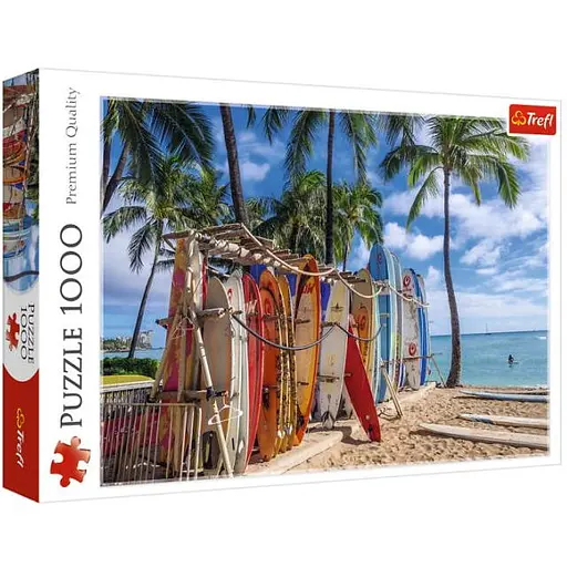 Пазл Trefl Пляж Вайкікі Гаваї 1000 ел. (10742)