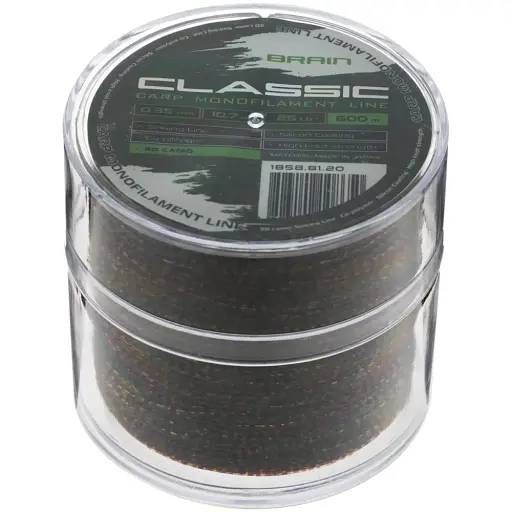Леска Brain Classic Carp Line 3D (ca мo) 600 м 0.35 мм 25 lb 10.7 кг - фото 2