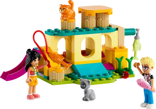 Конструктор LEGO Friends Пригоди на котячому ігровому майданчику 87 деталі (42612) - фото 2