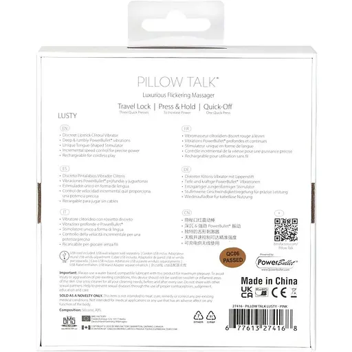 Вибратор Pillow Talk Lusty Luxurious Flickering Massager - фото 8